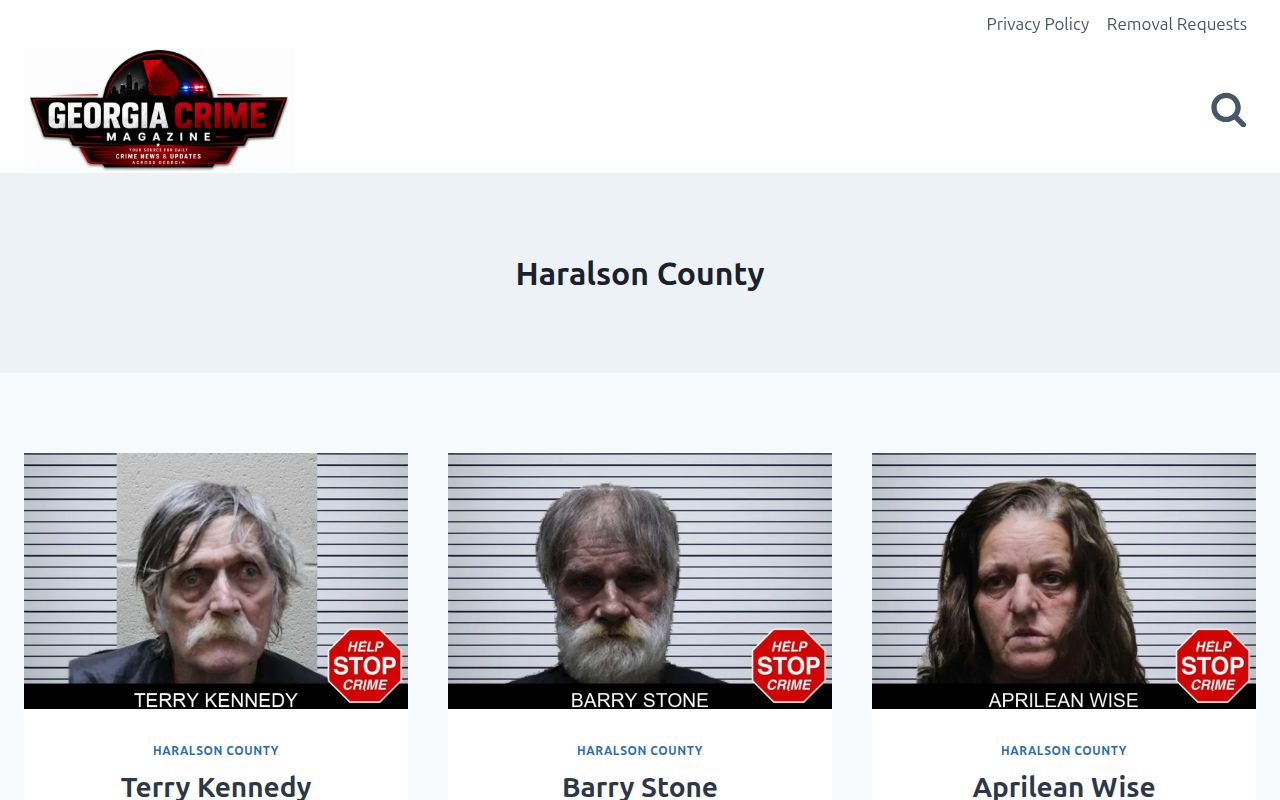 Georgia Gazette Haralson County news and booking coverage